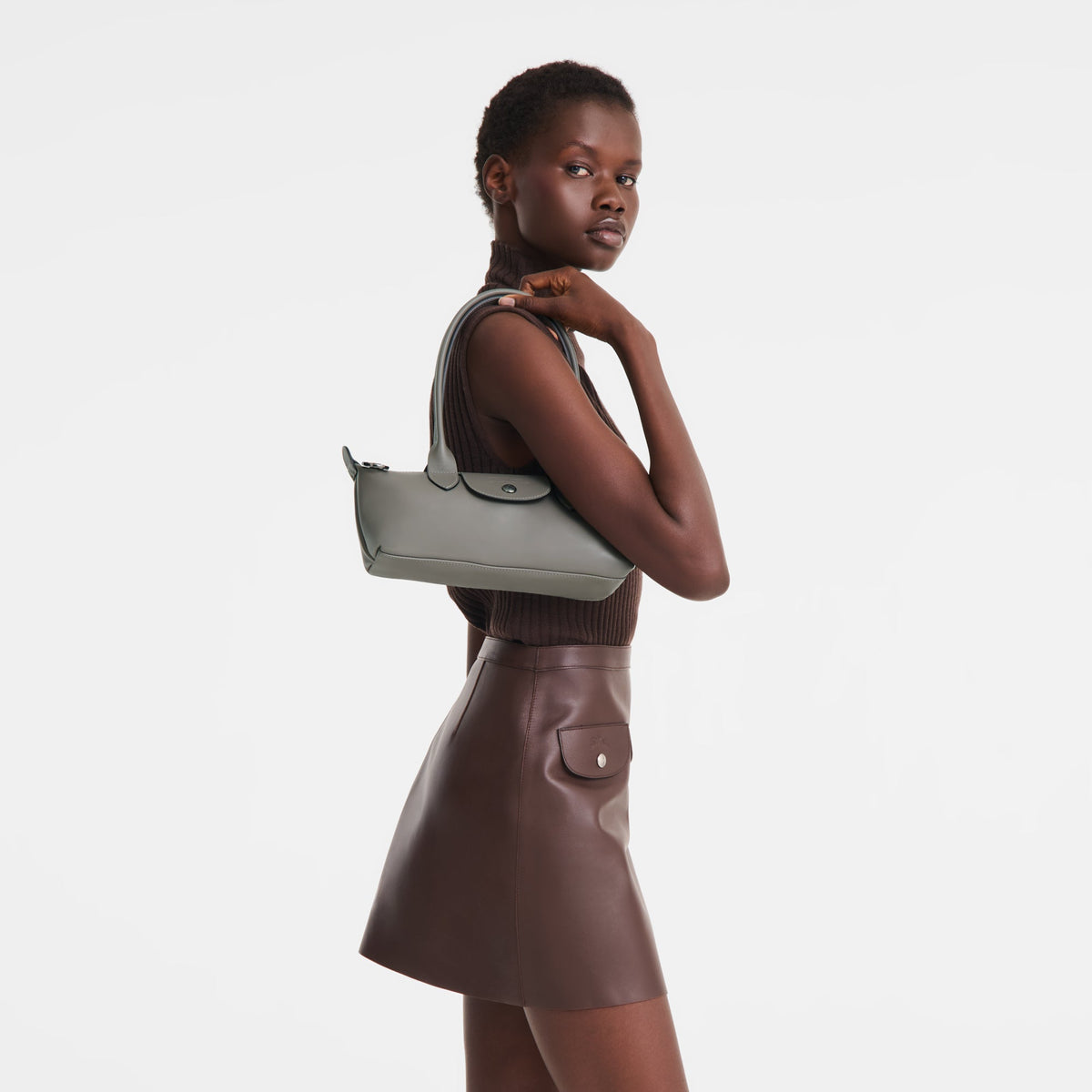 Lena Gloss Small Shoulder Bag