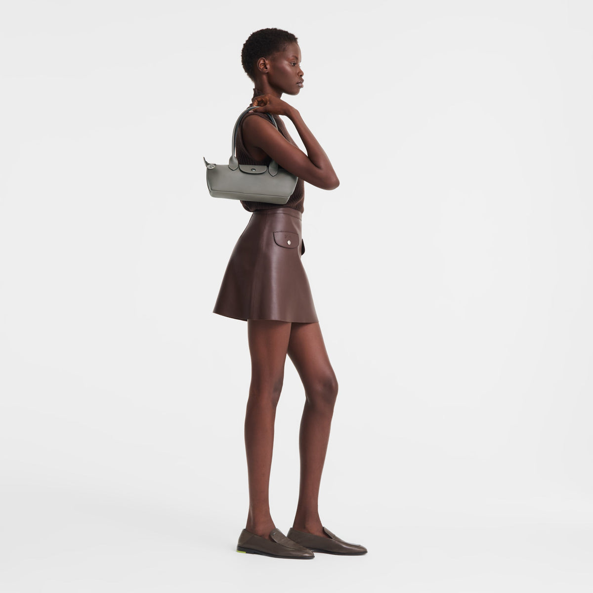 Lena Gloss Small Shoulder Bag