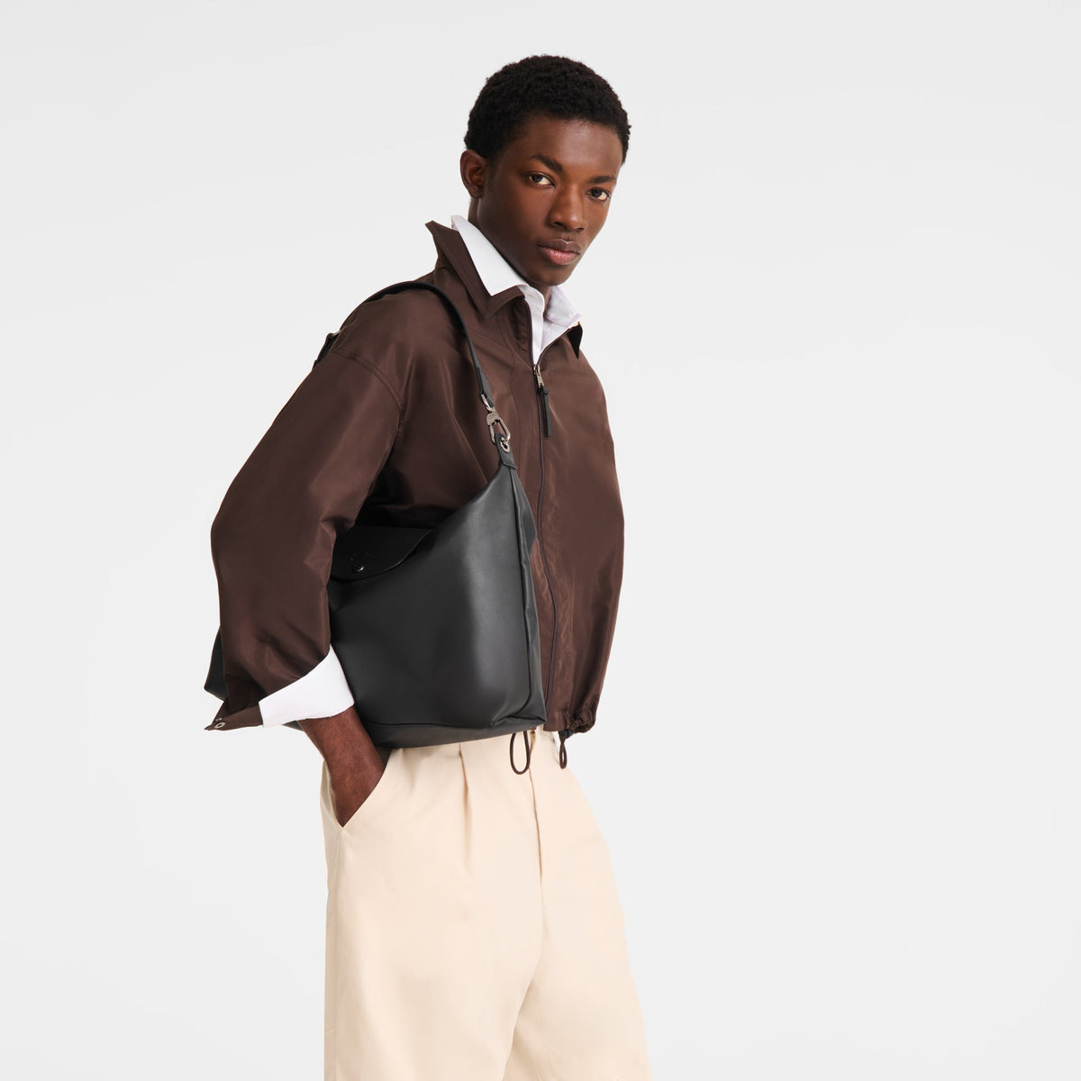 Lena Gloss Extra-Large Hobo Bag