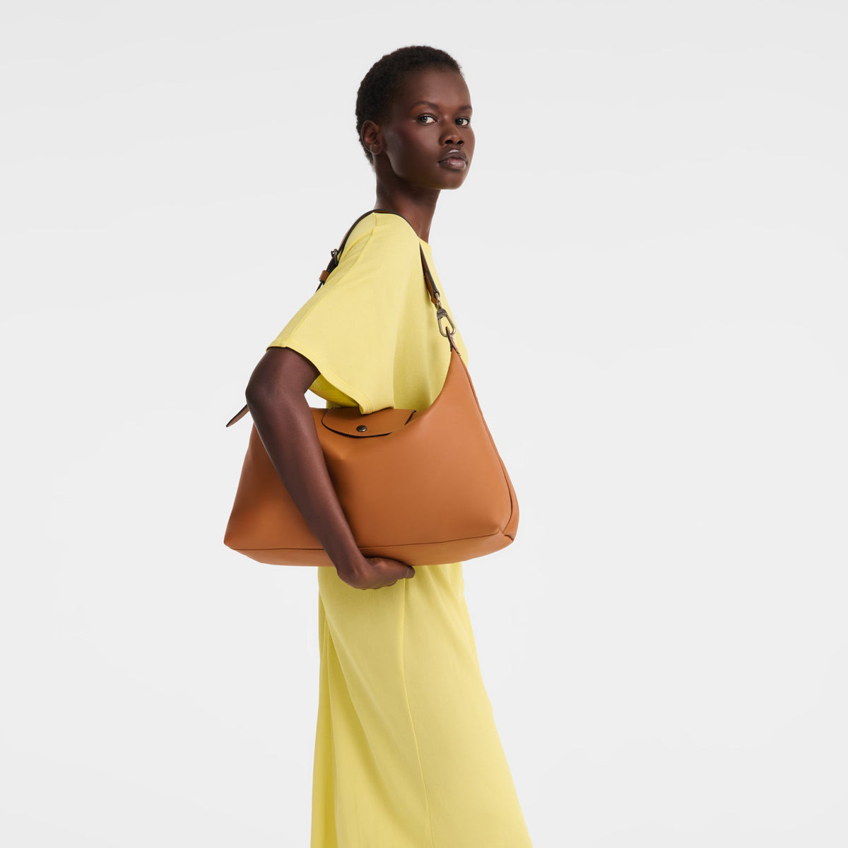 Lena Gloss Extra-Large Hobo Bag