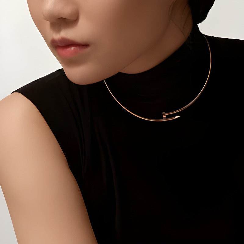 Nail Chain Necklace