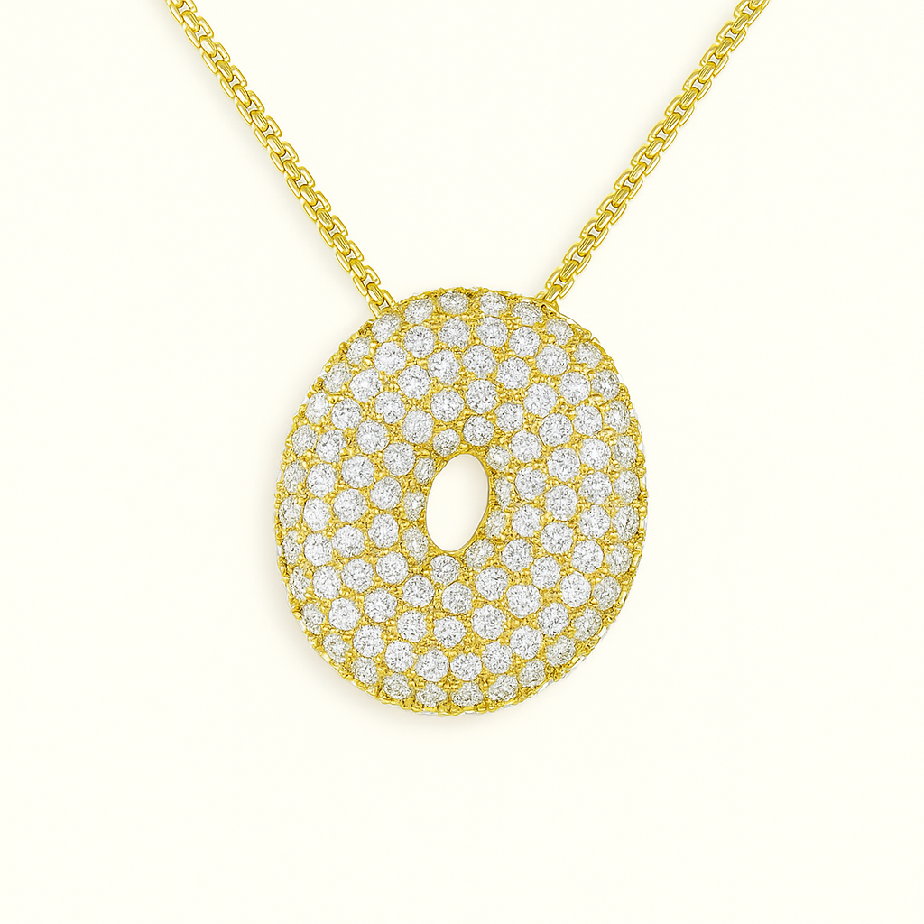 Golden Initial Necklace