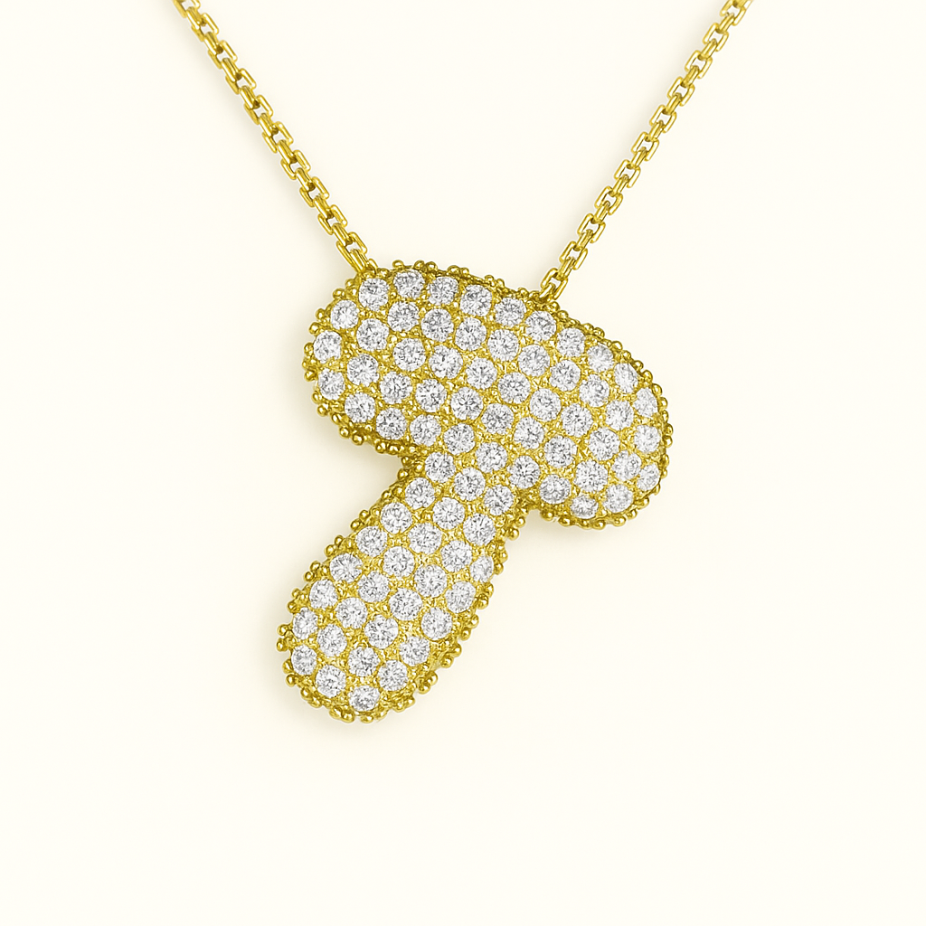 Golden Initial Necklace