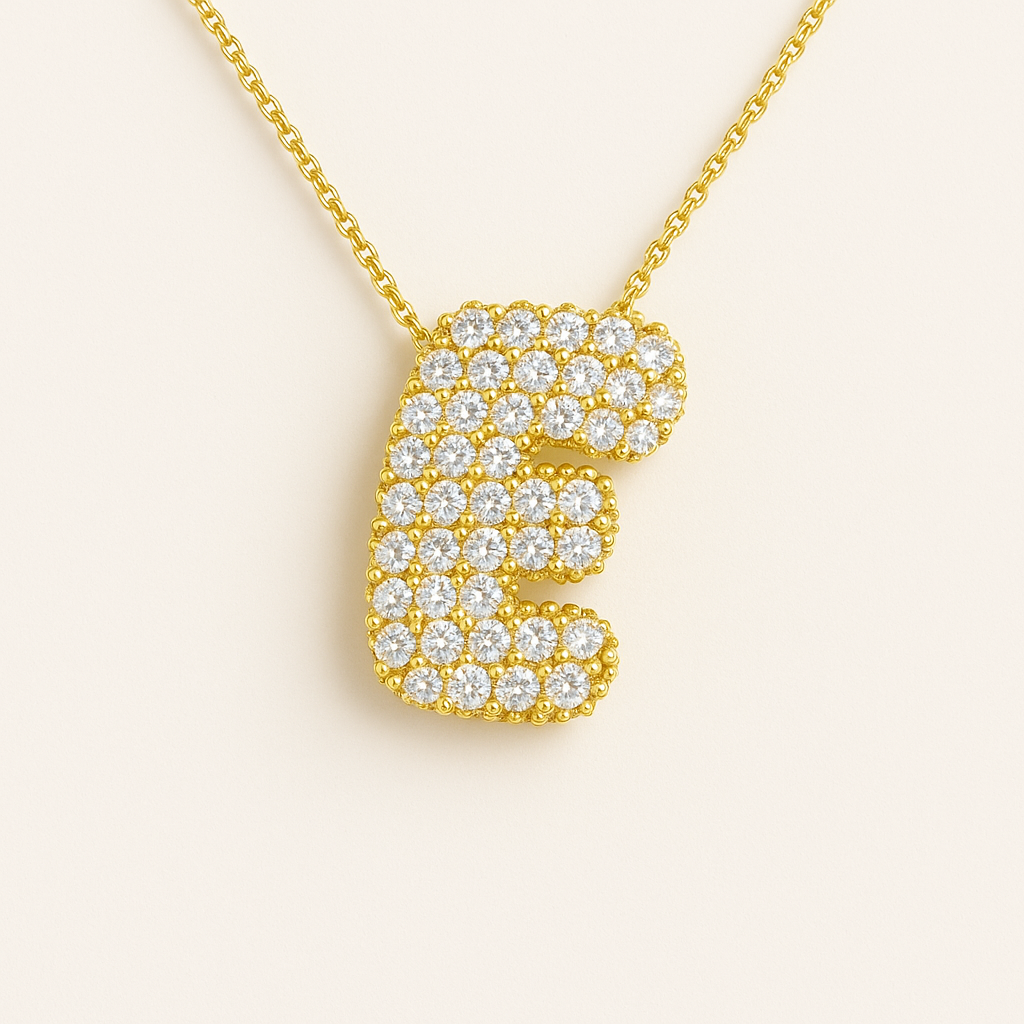 Golden Initial Necklace