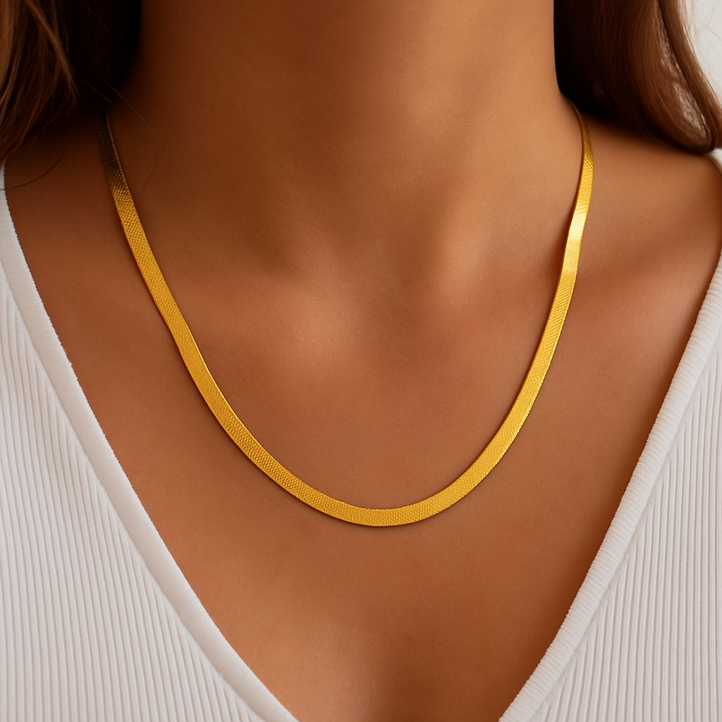 Chelsea Herringbone Necklace