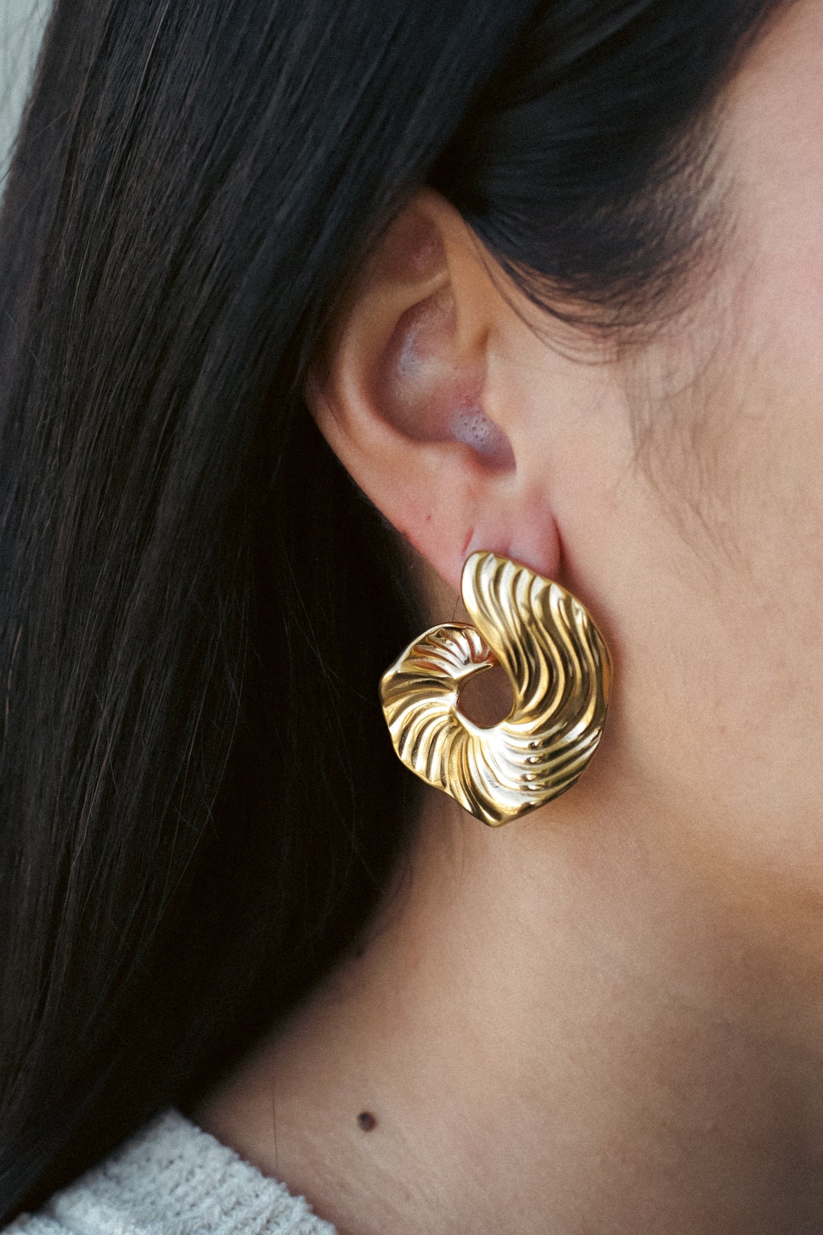 Iris Sculptural Earrings