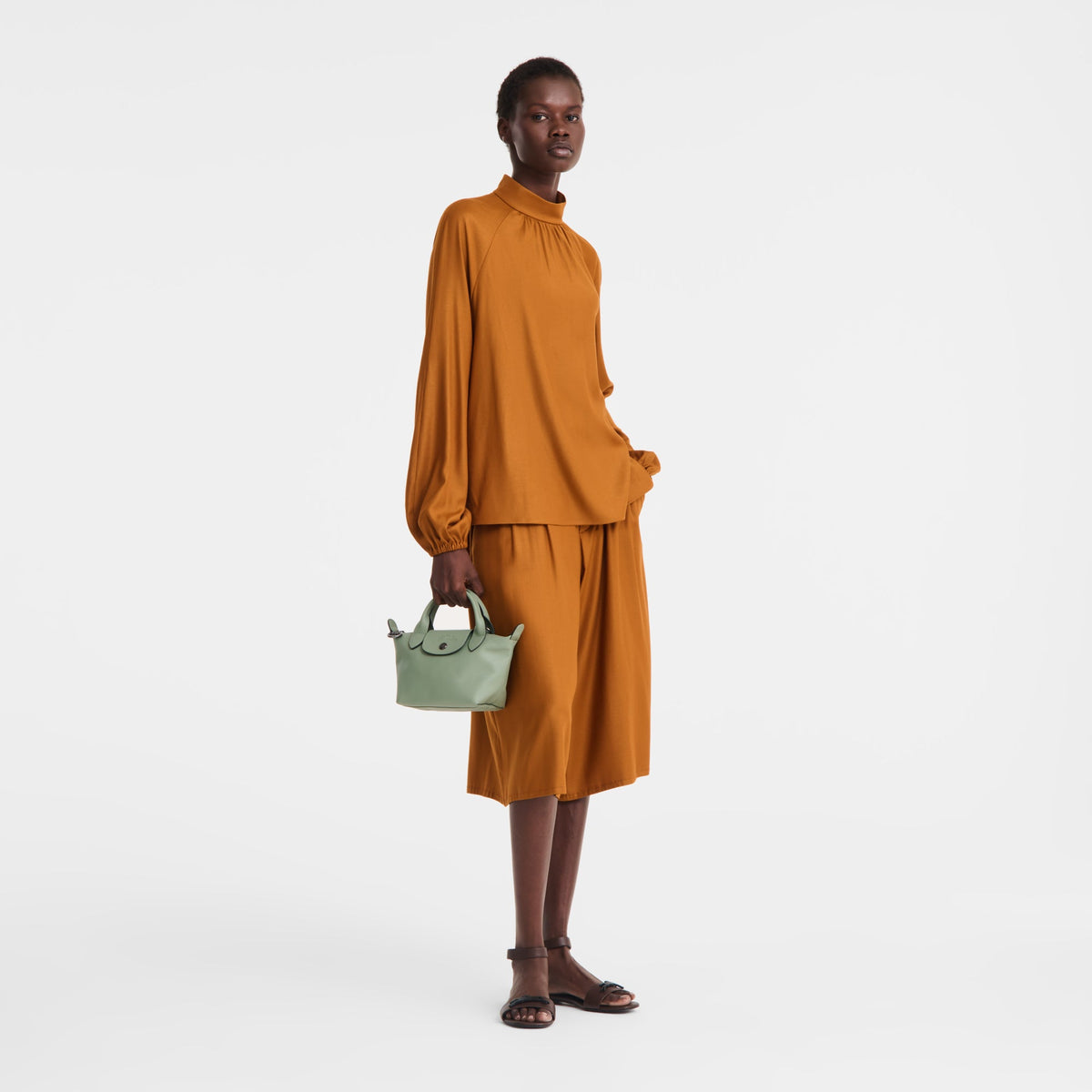 Lena Gloss Slim Mini Handbag