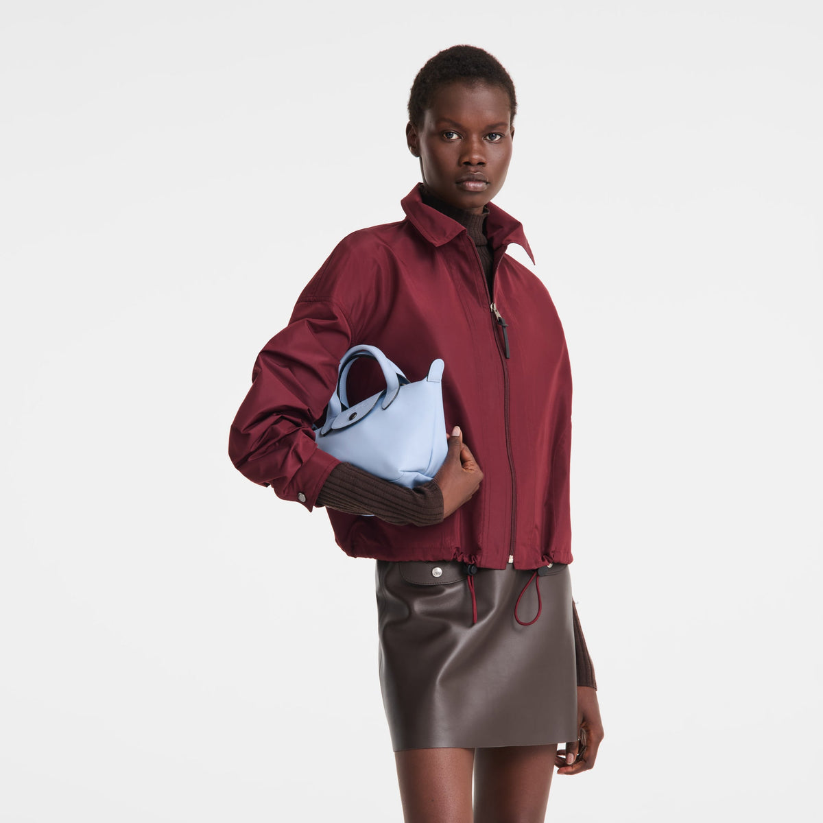 Lena Gloss Slim Mini Handbag