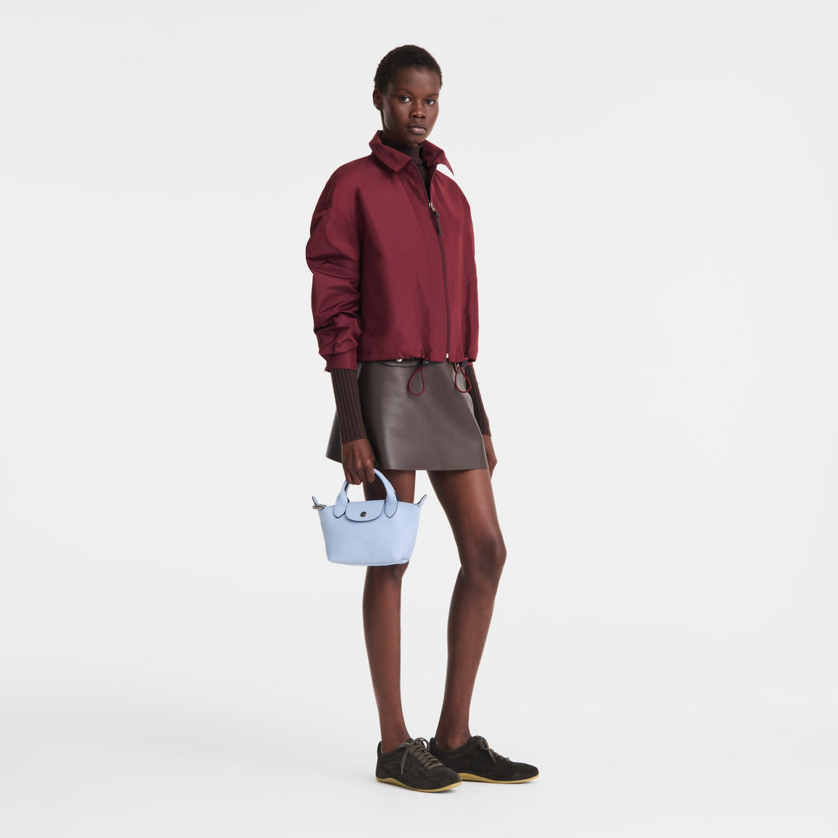 Lena Gloss Slim Mini Handbag