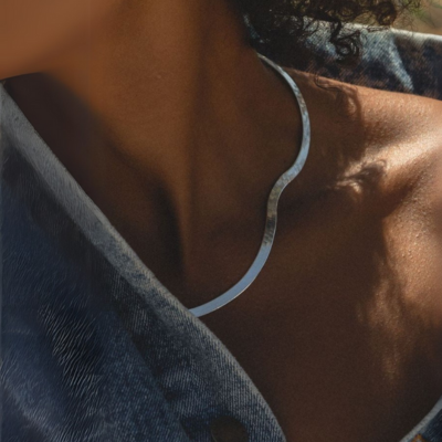 Chelsea Herringbone Necklace